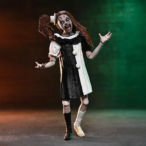 "TERRIFIER 2 - 7"" SCALE ACTION FIGURE - ULTIMATE ART THE CLOWN & LITTLE PALE GIRL 2 PACK"