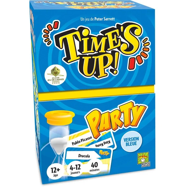 Time's up party bleu