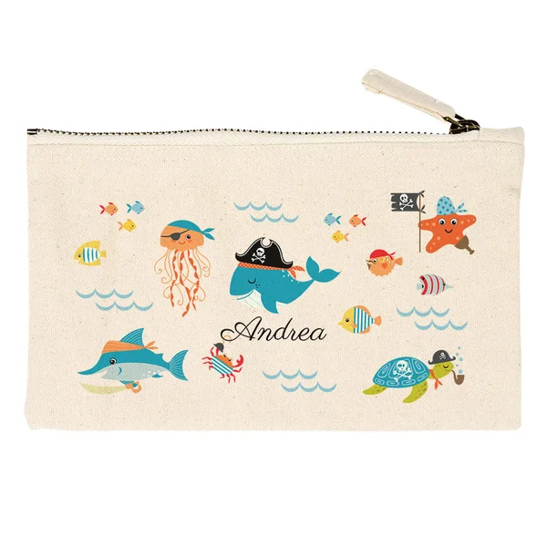 Trousse à personnaliser - Baleine pirate