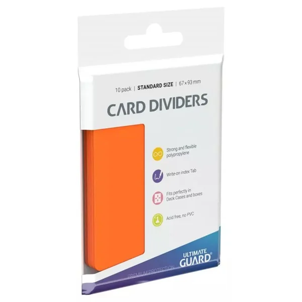 Ultimate Guard 10 intercalaires standard Orange