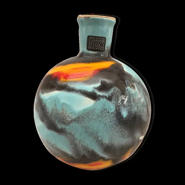 Vase boule atypique original Harro Berger Vienne artisanal