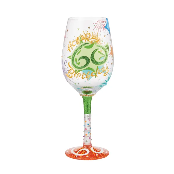 Verre à vin Anniversaire 60 ans - Lolita