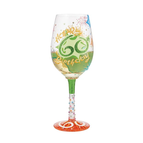 Verre à vin Anniversaire 60 ans - Lolita