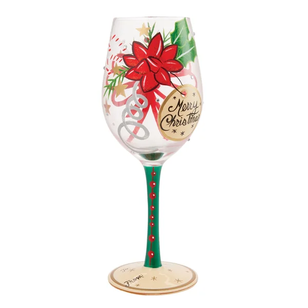 Verre à vin Merry Christmas - Lolita