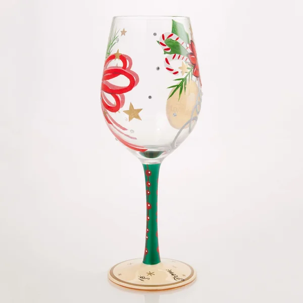 Verre à vin Merry Christmas - Lolita
